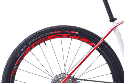 USED 2014 Specialized S-Works Stumpjumper 29 World Cup XC Hardtail 19" Frame Carbon Frame/Wheel SRAM XX1 1x11 White/Red