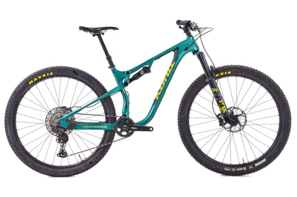 USED Kona Hei Hei Medium Carbon Full Suspension 29" Mountain Bike Shimano SLX/ XT 1x12 Fox 34