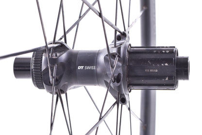 USED DT Swiss P 1800 Spline 700C CL Disc Brake Road Wheelset Shimano HG11