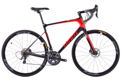 USED 2015 Giant Defy Advanced Pro 1 Disc Carbon Road Bike M/L Shimano Ultegra 2x11 speed Black/Red