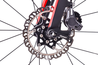 USED 2015 Giant Defy Advanced Pro 1 Disc Carbon Road Bike M/L Shimano Ultegra 2x11 speed Black/Red