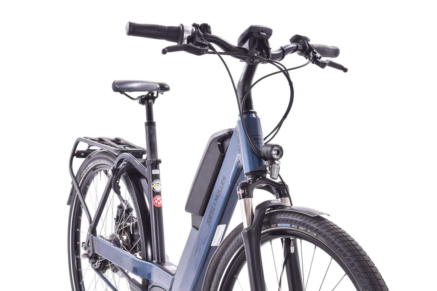 USED Riese and Muller Nevo EBike 18.5" 350w Class 1 Step Thru Internal Gear Hub 8 Speed