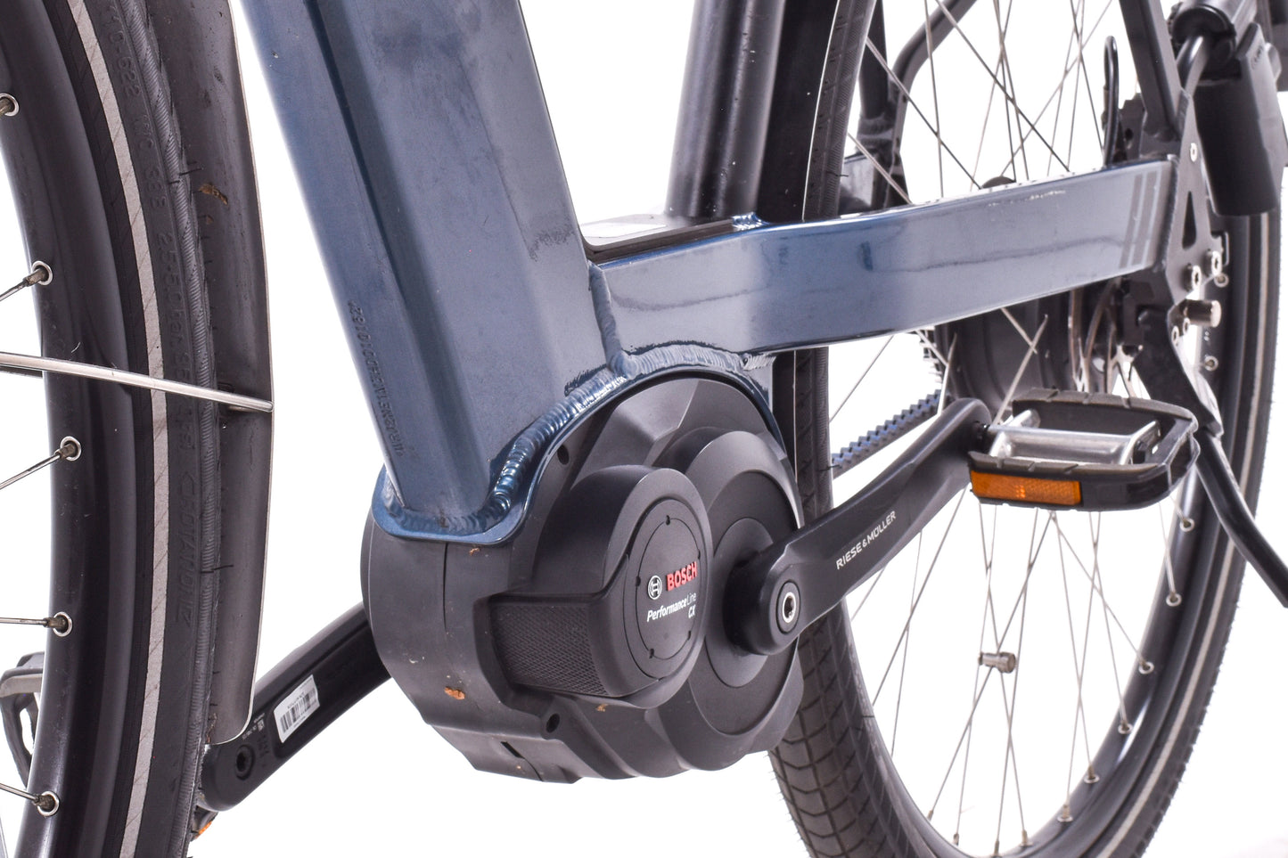 USED Riese and Muller Nevo EBike 18.5" 350w Class 1 Step Thru Internal Gear Hub 8 Speed