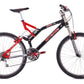USED Intense Uzzi SL Large Mountain Bike 3x8 Speed White Brothers Fork Shimano Deore