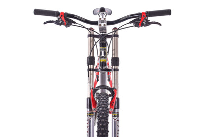 USED Vintage 90's Intense Uzzi SL Large Mountain Bike 3x8 Speed White Brothers Shimano Deore XT