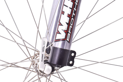 USED Vintage 90's Intense Uzzi SL Large Mountain Bike 3x8 Speed White Brothers Shimano Deore XT