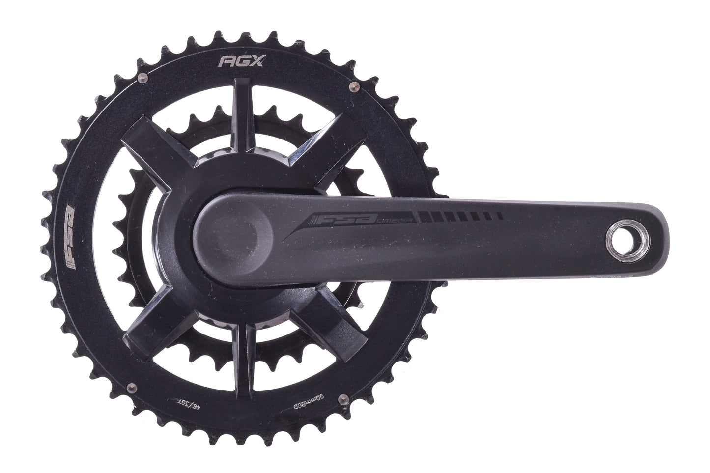 NEW take off FSA Omega AGX+ Adventure Crankset 172.5mm 46/30T MegaExo 19mm