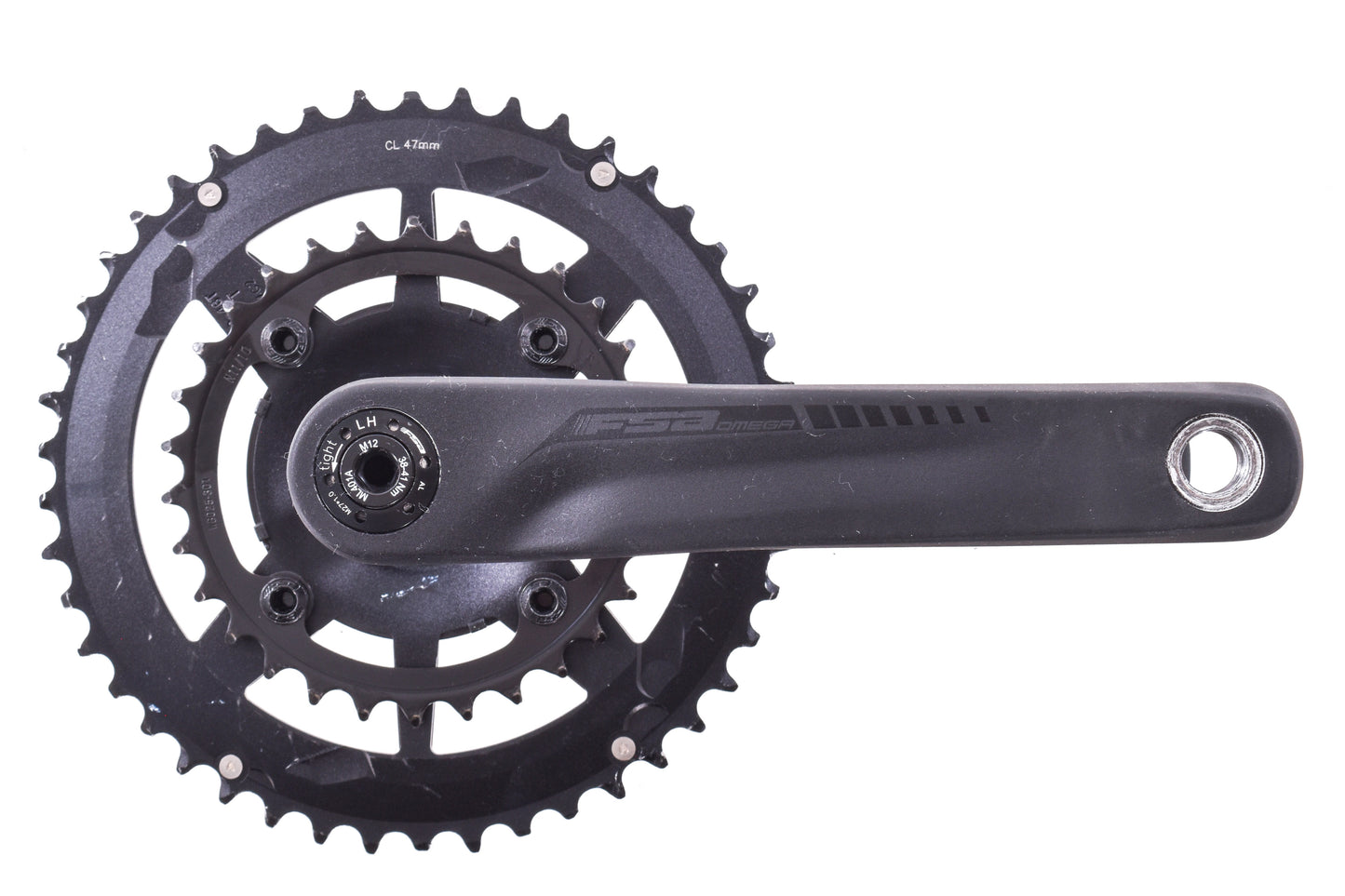 NEW take off FSA Omega AGX+ Adventure Crankset 172.5mm 46/30T MegaExo 19mm