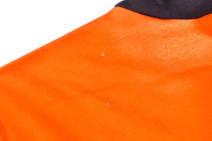 USED Vintage Lyngby Cycle Club Large Cycling Jersey Bosch BFC Data Cyclehuset Orange