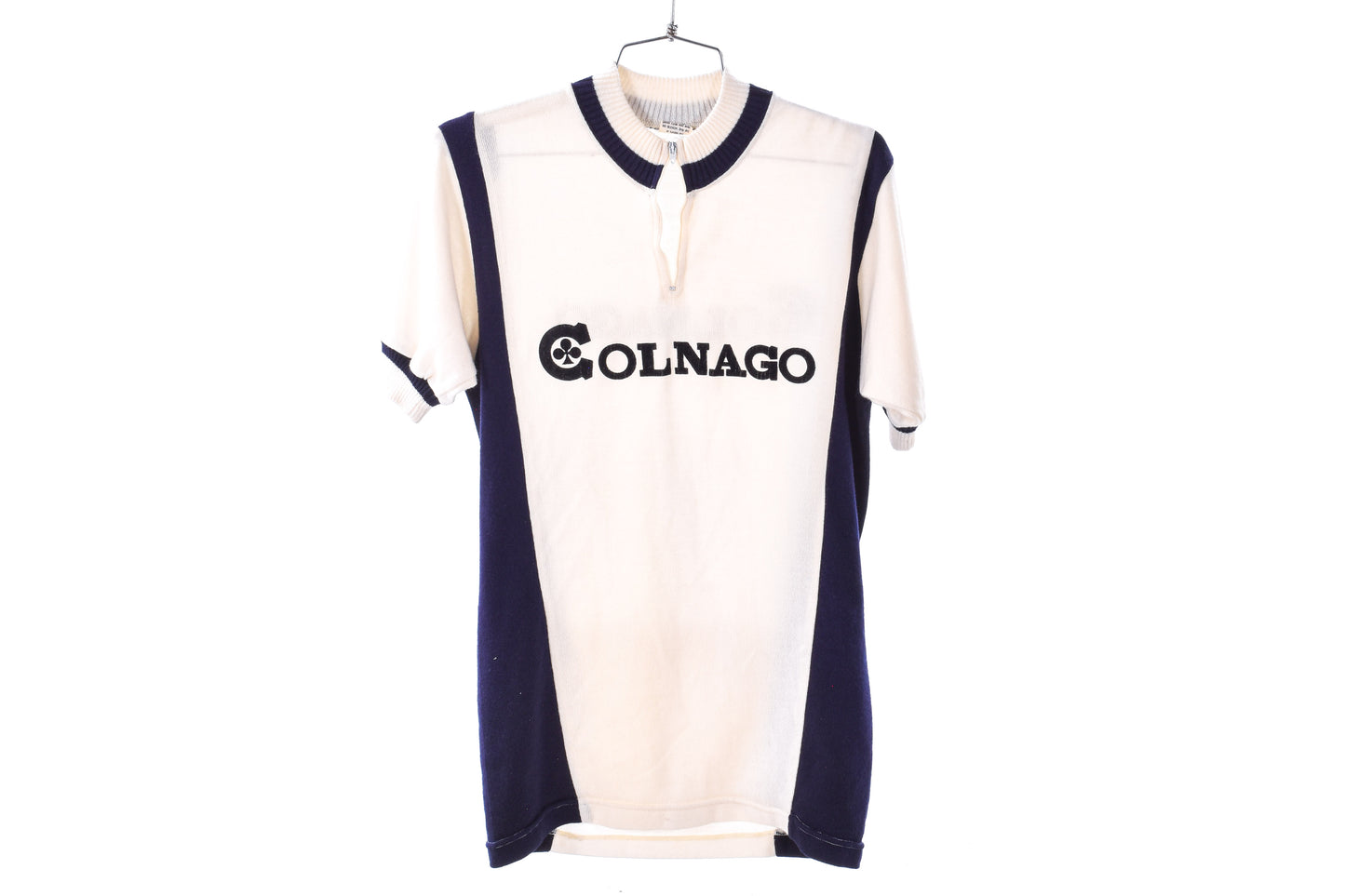 USED Vintage Colnago Medium Jersey 100% Wool Short Sleeve Half Zip