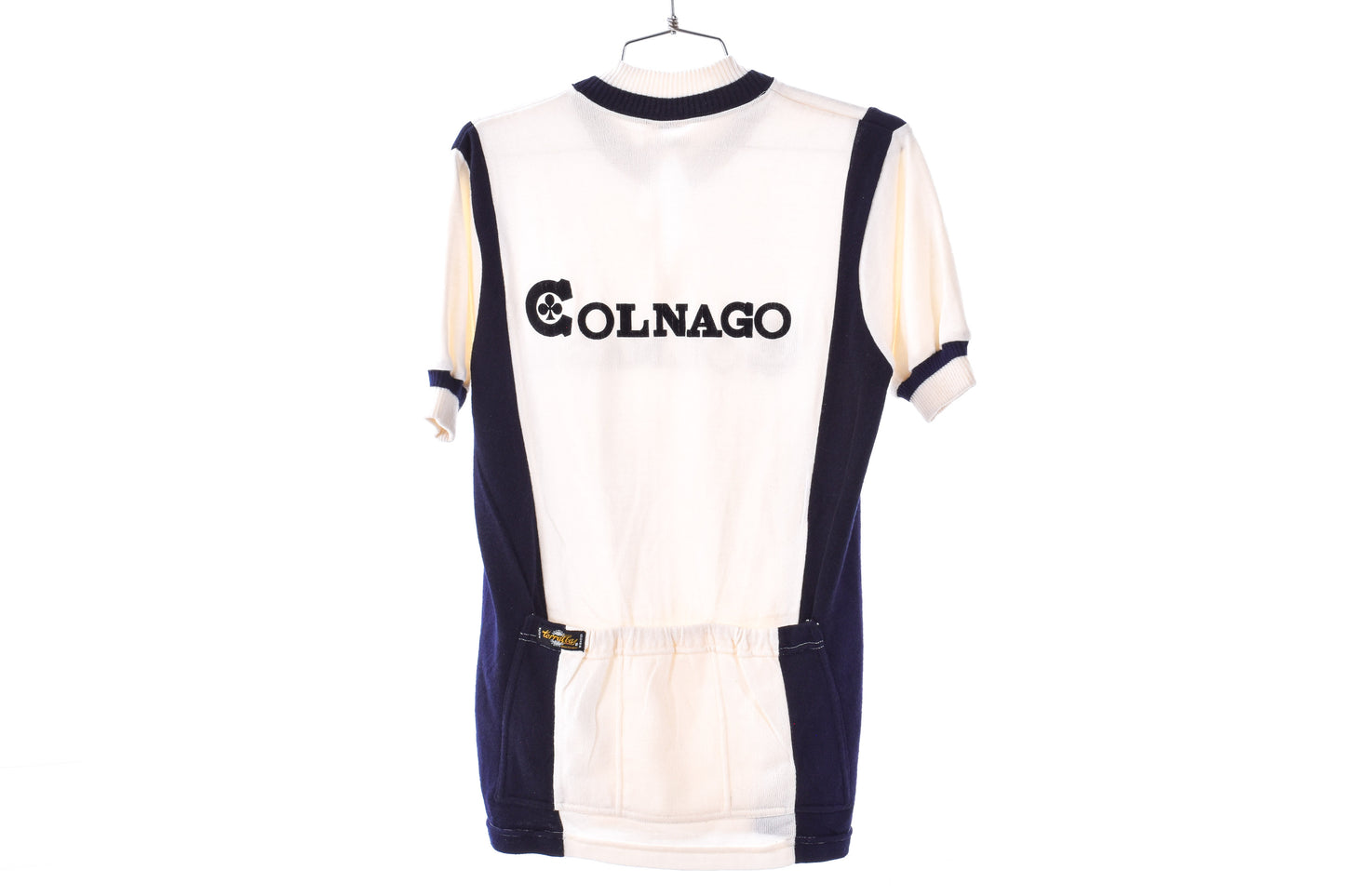 USED Vintage Colnago Medium Jersey 100% Wool Short Sleeve Half Zip