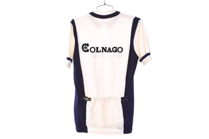 USED Vintage Colnago Medium Jersey 100% Wool Short Sleeve Half Zip