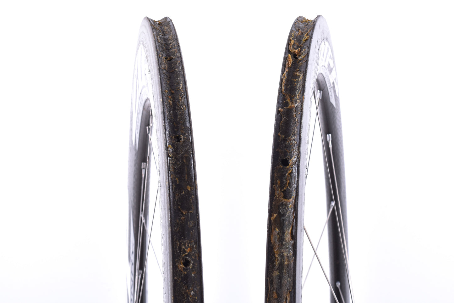 USED Zipp 404/808 Carbon Tubular Wheelset 700C Rim Brake Quick Release Shimano HG 10 speed