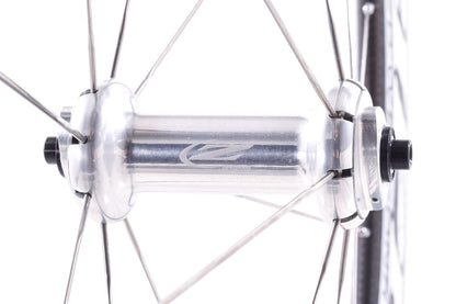 USED Zipp 404/808 Carbon Tubular Wheelset 700C Rim Brake Quick Release Shimano HG 10 speed