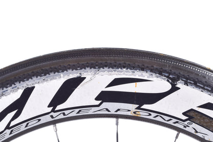 USED Zipp 404/808 Carbon Tubular Wheelset 700C Rim Brake Quick Release Shimano HG 10 speed