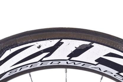 USED Zipp 404/808 Carbon Tubular Wheelset 700C Rim Brake Quick Release Shimano HG 10 speed