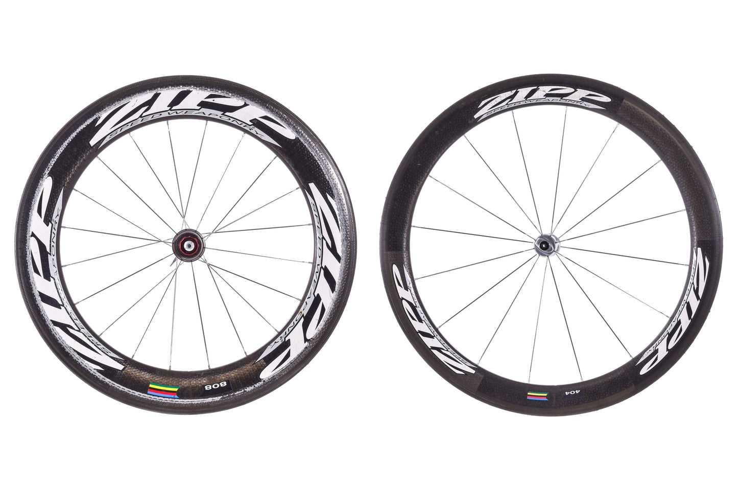 USED Zipp 404/808 Carbon Tubular Wheelset 700C Rim Brake Quick Release Shimano HG 10 speed