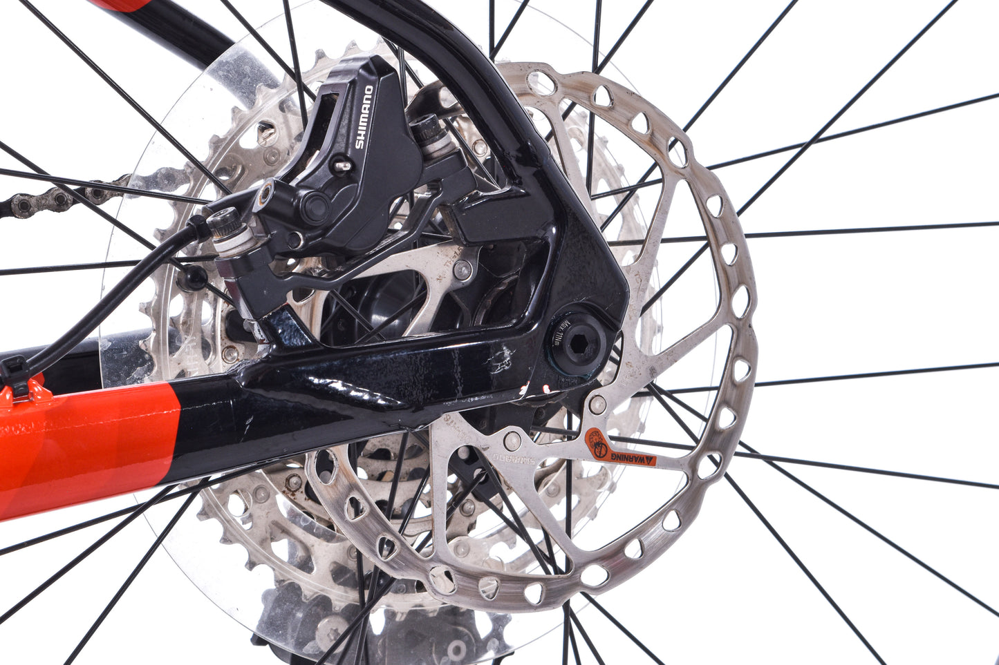 USED Marin San Quentin 3 Hardtail Mountain Bike Medium 27.5" Shimano Deore 1x12 speed Red/Orange