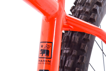 USED Marin San Quentin 3 Hardtail Mountain Bike Medium 27.5" Shimano Deore 1x12 speed Red/Orange