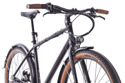 USED Priority 600 All-Road Gravel Bike Medium 12 speed Pinion Gear Box w/ Gates Belt Drive Black