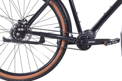 USED Priority 600 All-Road Gravel Bike Medium 12 speed Pinion Gear Box w/ Gates Belt Drive Black