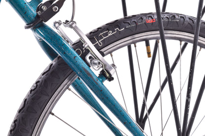USED 90's Raleigh Technium Medium ATB w/ Splatter Paint Aqua/Black 3x8 speed