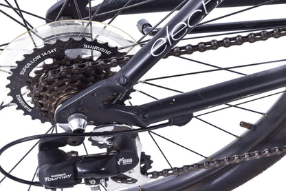 USED Electra Townie 21D Beach Cruiser Black Shimano 3x7 Front Suspension