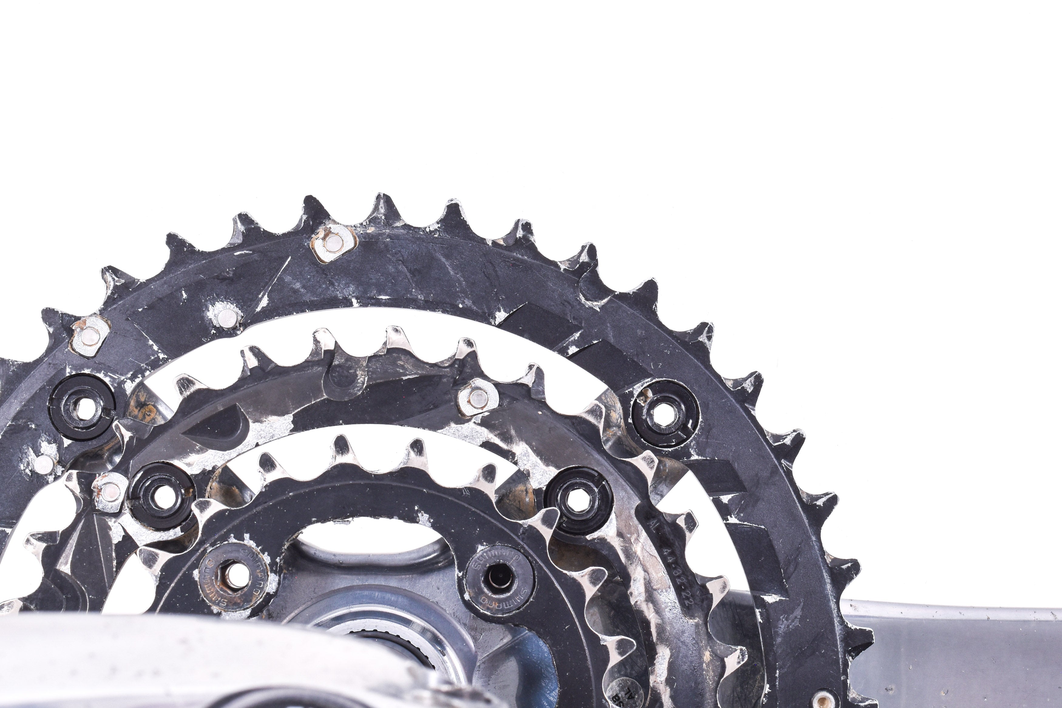 USED Shimano XTR FC-M960 175mm 44/32/22T Triple Crankset