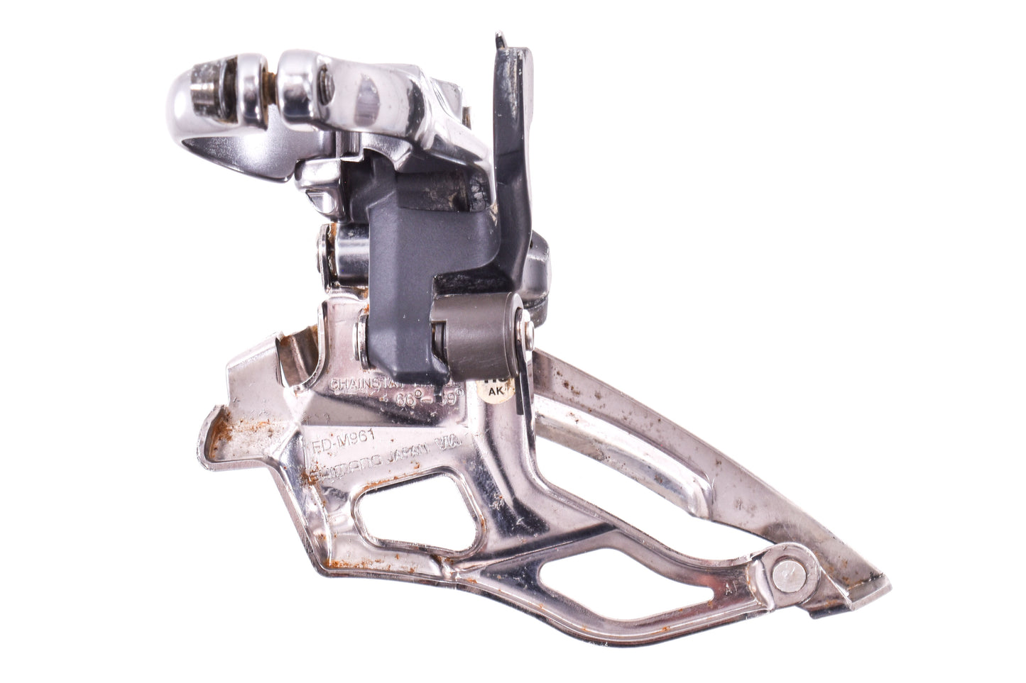 USED Shimano XTR FD-M961 Front Derailleur Triple 3x9 speed 34.9mm Clamp