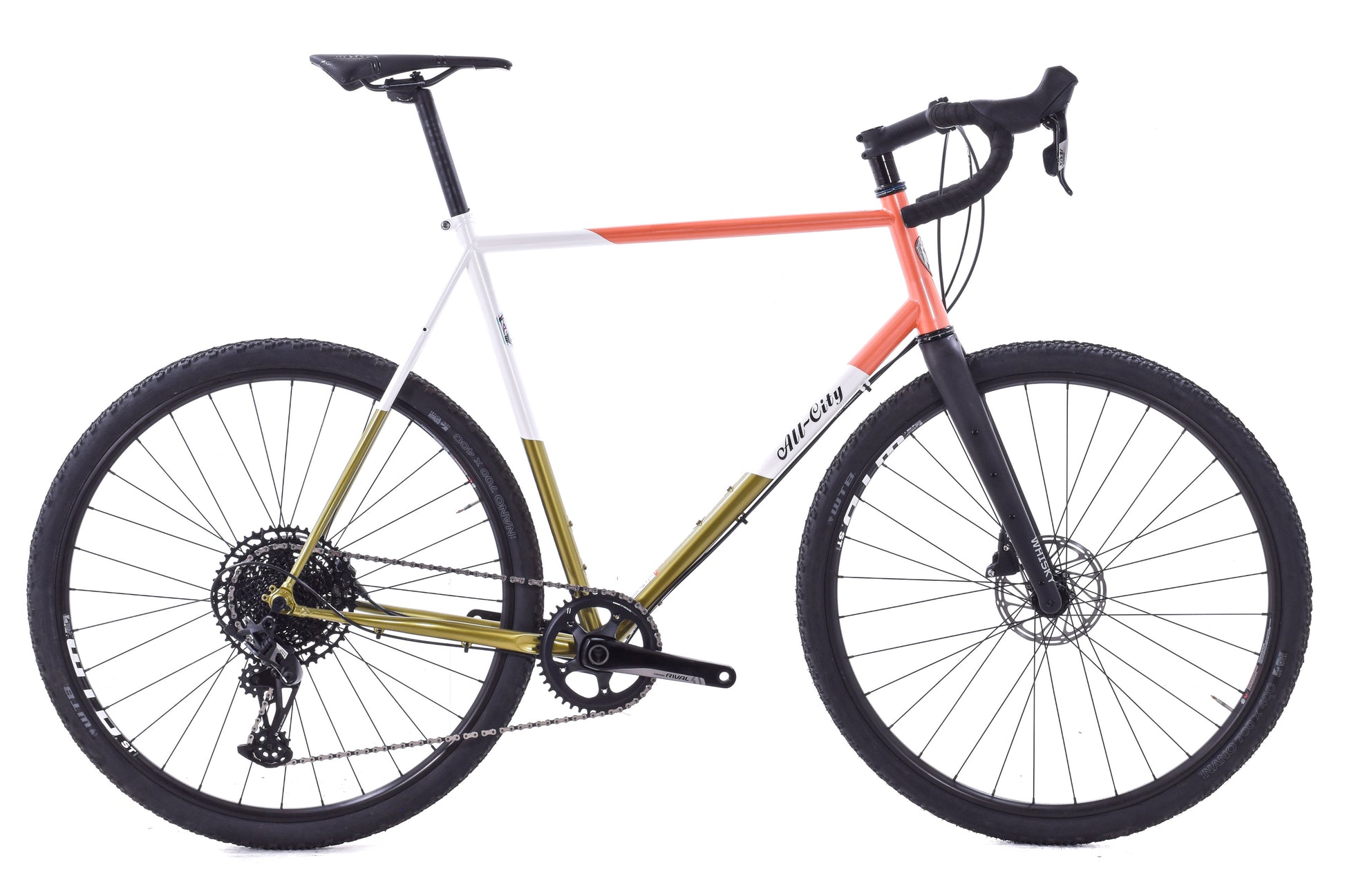 NEW All-City Cosmic Stallion Steel Gravel Bike Coral Moss 61cm SRAM Ap