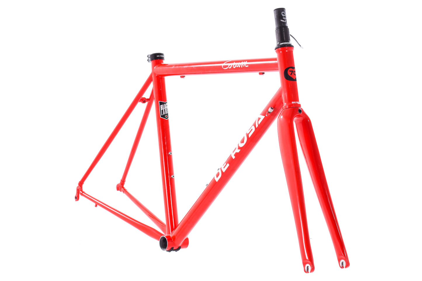USED De Rosa Corum Road Steel Frame with Carbon Fork 48(s) cm Rim Brake Black Label