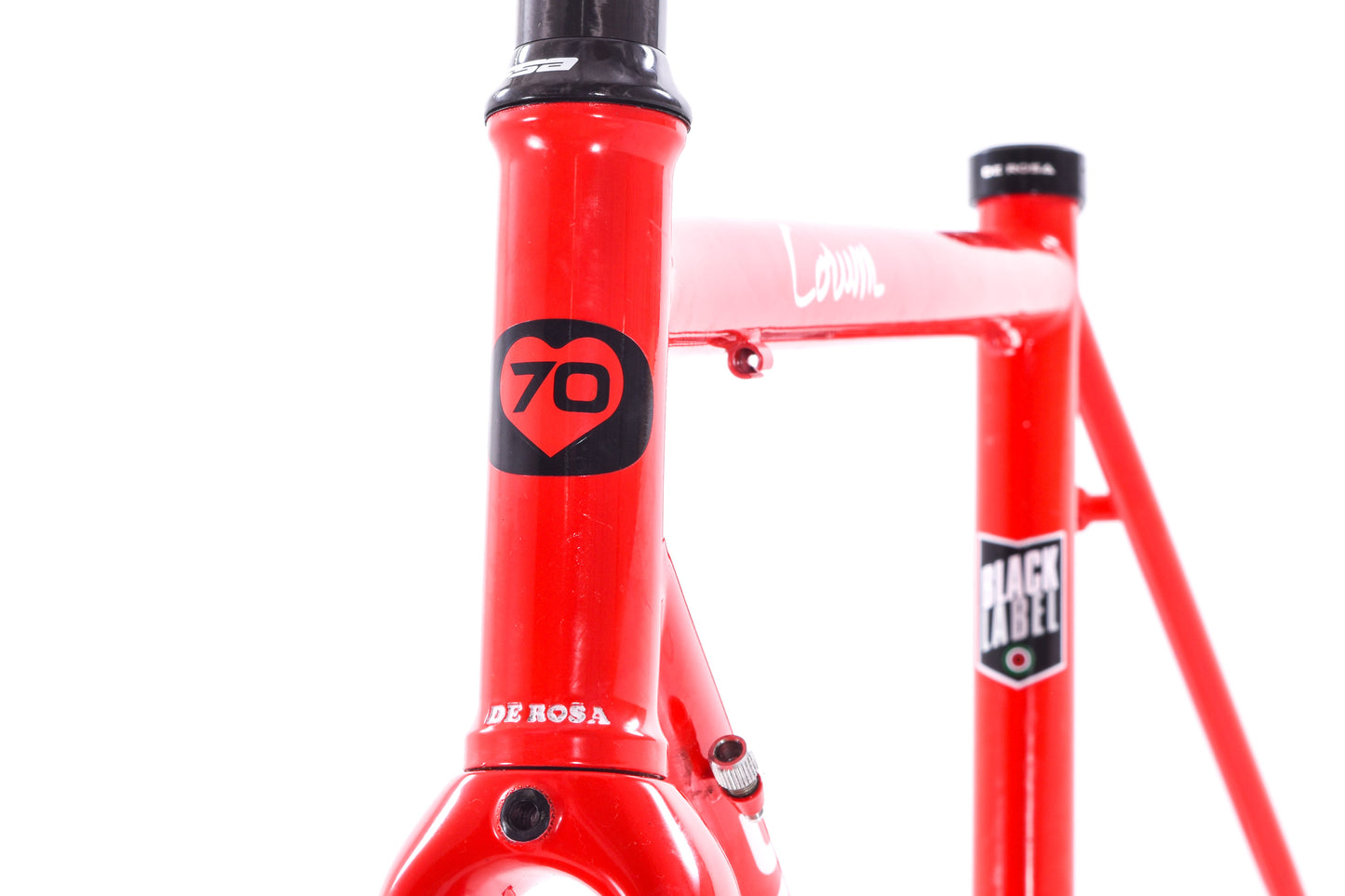 USED De Rosa Corum Road Steel Frame with Carbon Fork 48(s) cm Rim Brake Black Label