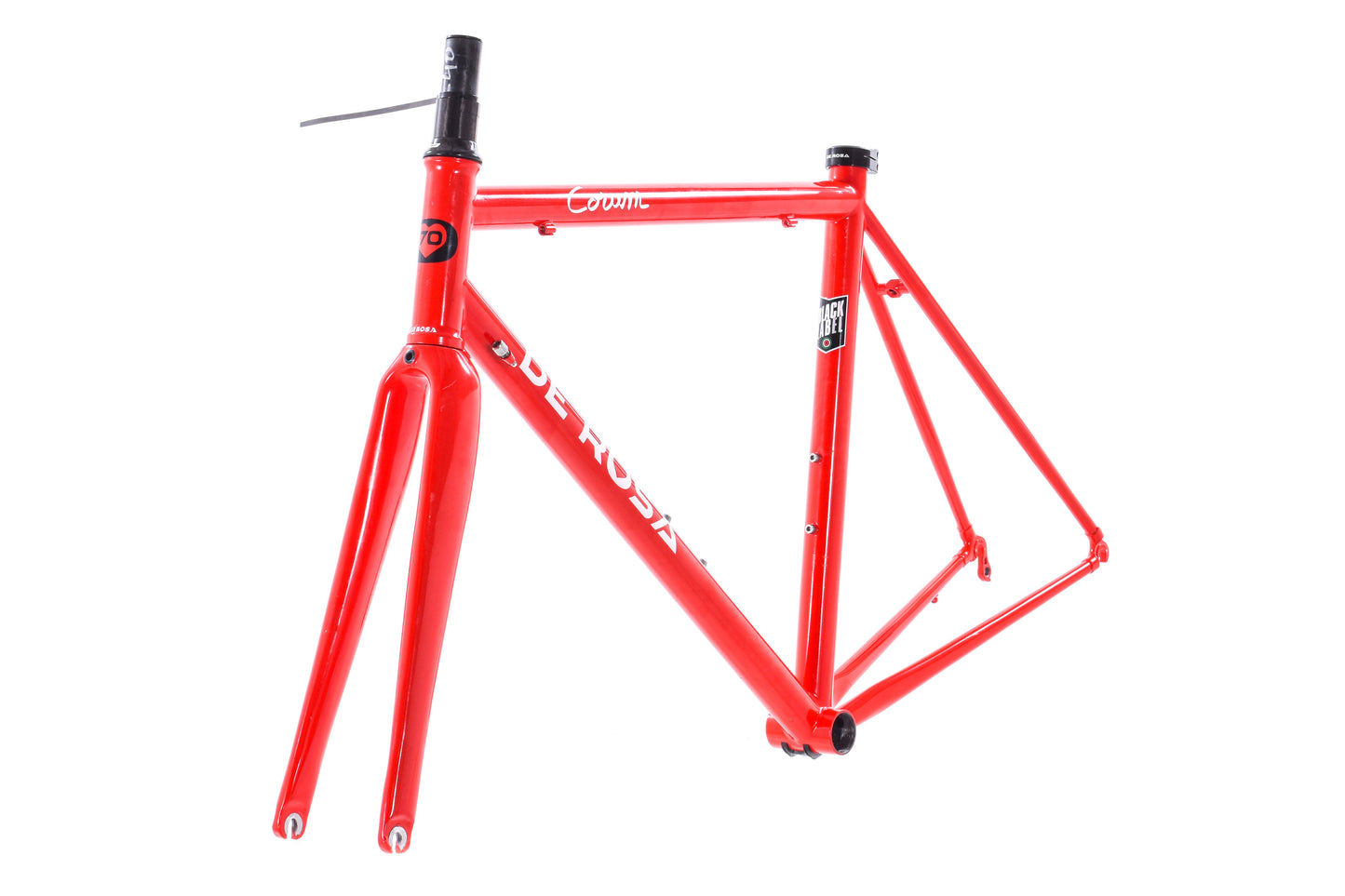 USED De Rosa Corum Road Steel Frame with Carbon Fork 48(s) cm Rim Brake Black Label