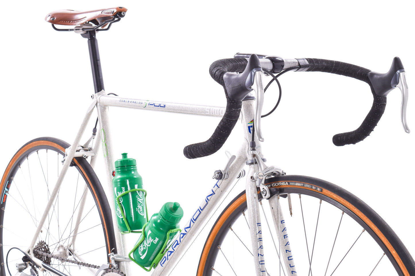 USED Vintage 1995 Schwinn Paramount PDG 56cm Lugged Tange OS Steel Road Bike Schwinn Shimano 105 Made in Japan- AS IS