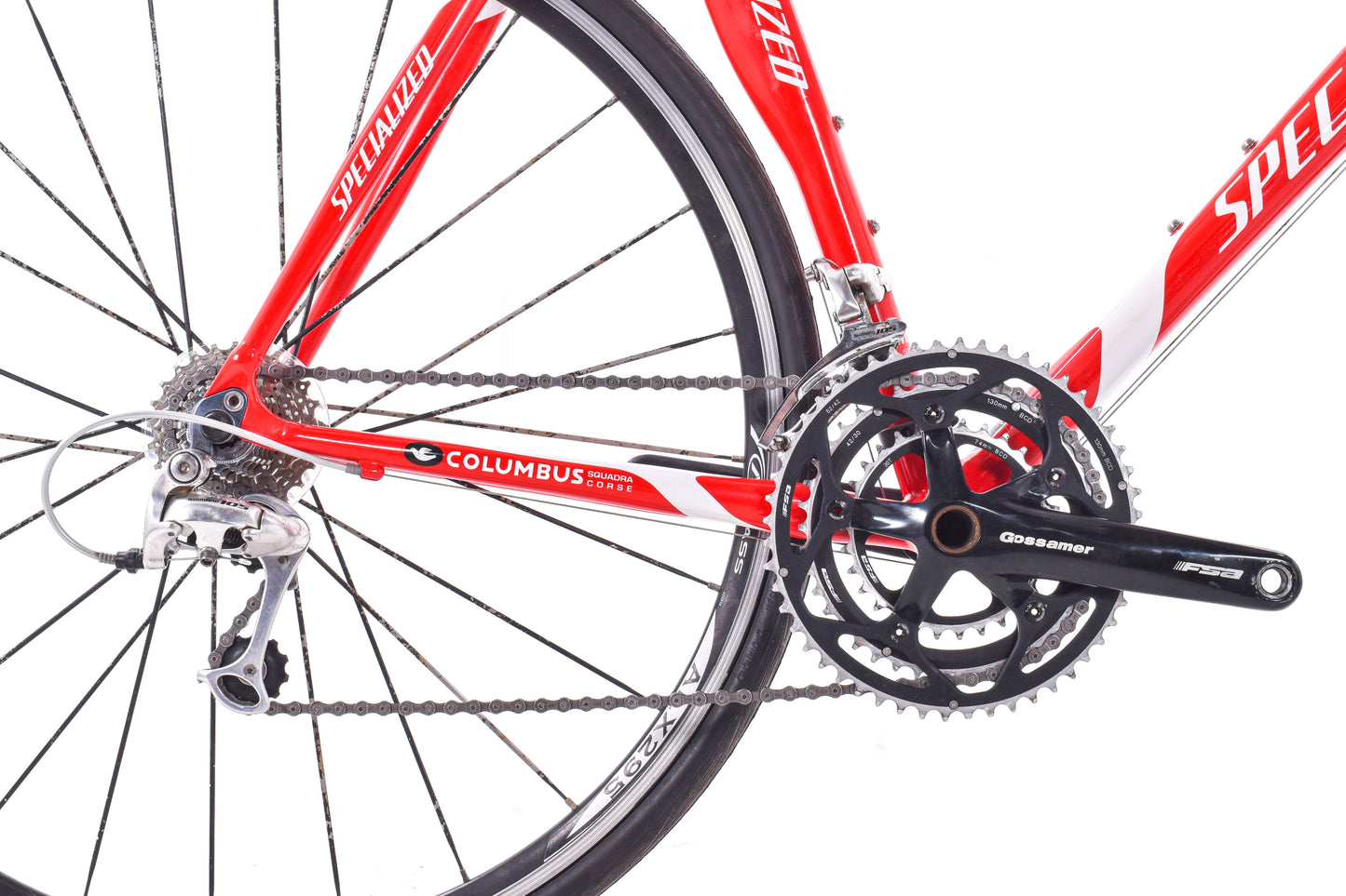 USED 2005 Specialized Allez Elite Alloy XXL Road Bike Shimano 105 3x9 Speed Red