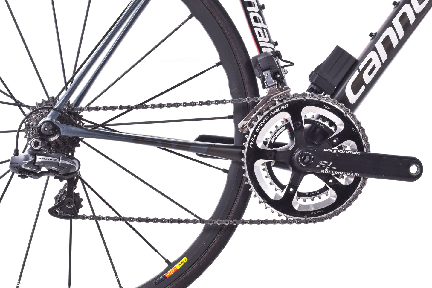 USED 2013 Cannondale SuperSix HiMod EVO Dura-Ace Di2 2x10 speed 48cm Carbon Road Bike