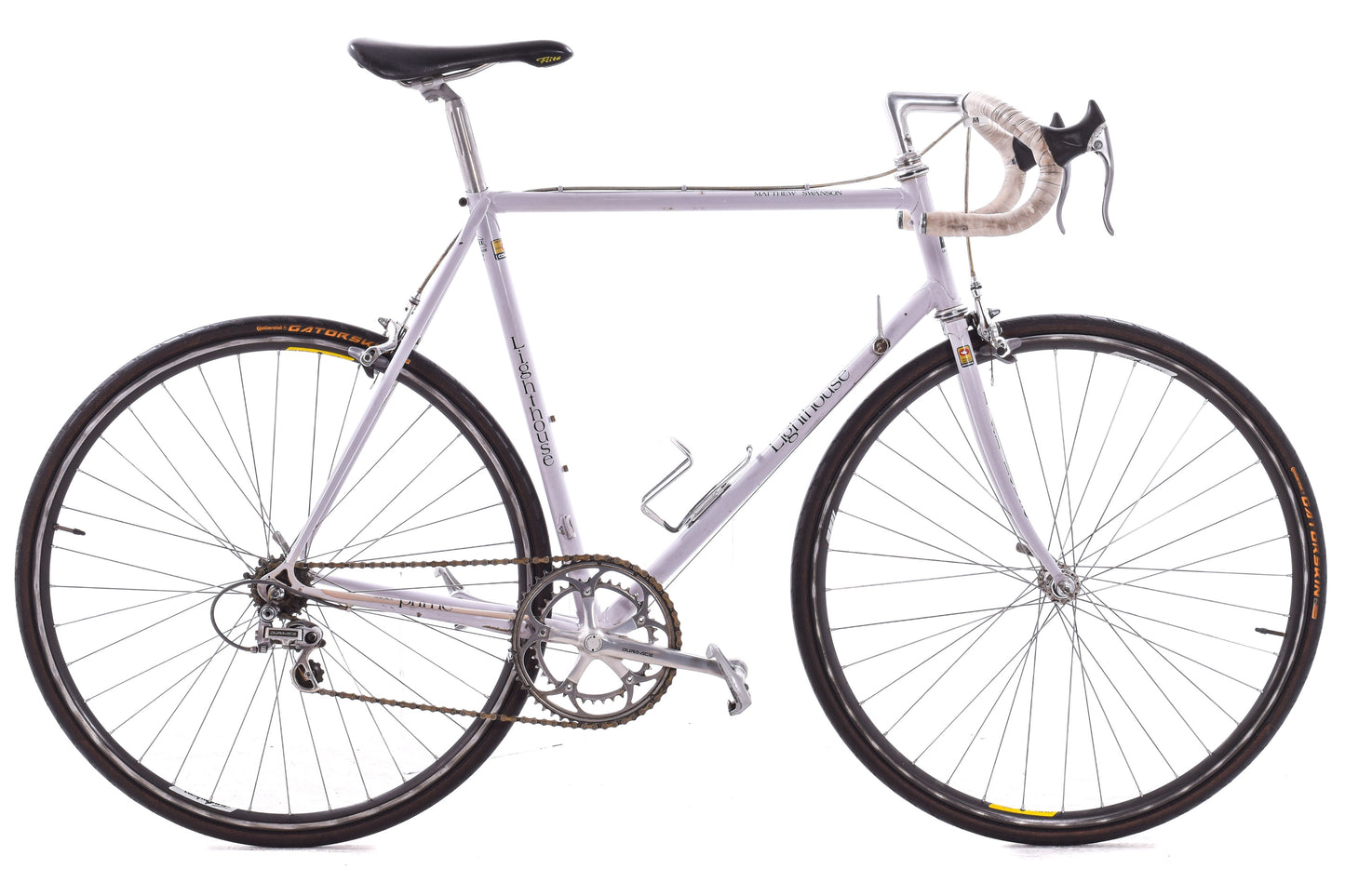 USED Vintage mid 80's Lighthouse Cycles Lugged Columbus Steel Road Bike 55/56cm Tim Neenan Handbuilt in USA Shimano Dura-Ace AS IS