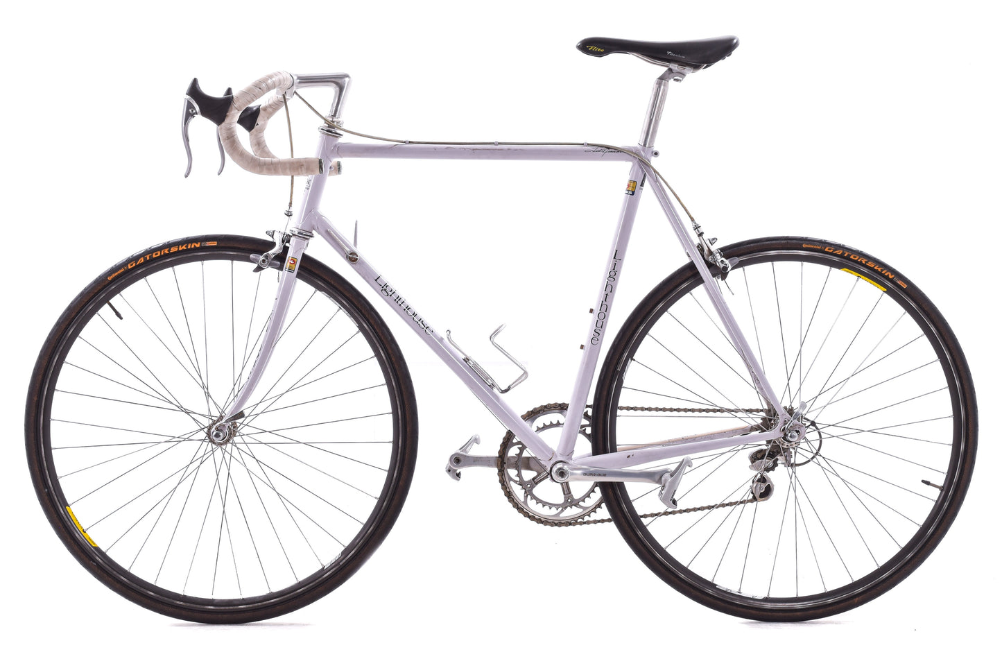 USED Vintage mid 80's Lighthouse Cycles Lugged Columbus Steel Road Bike 55/56cm Tim Neenan Handbuilt in USA Shimano Dura-Ace AS IS