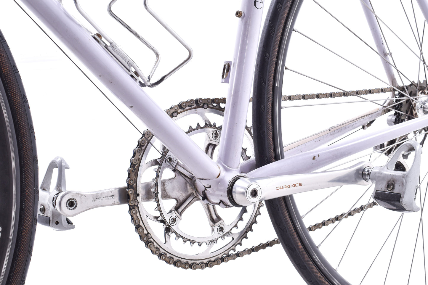 USED Vintage mid 80's Lighthouse Cycles Lugged Columbus Steel Road Bike 55/56cm Tim Neenan Handbuilt in USA Shimano Dura-Ace AS IS