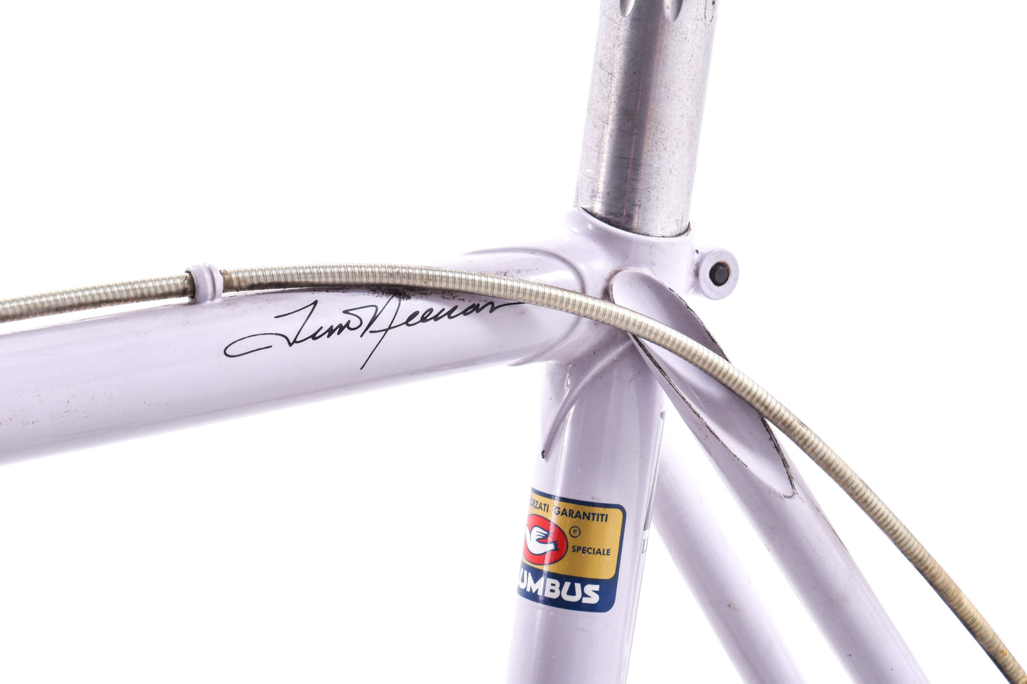 USED Vintage mid 80's Lighthouse Cycles Lugged Columbus Steel Road Bike 55/56cm Tim Neenan Handbuilt in USA Shimano Dura-Ace AS IS