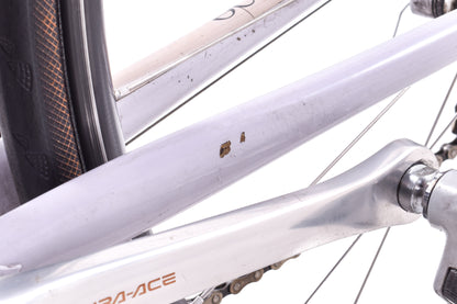 USED Vintage mid 80's Lighthouse Cycles Lugged Columbus Steel Road Bike 55/56cm Tim Neenan Handbuilt in USA Shimano Dura-Ace AS IS