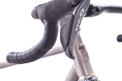 USED 2024 Moots Routt CRD 54cm Titanium Gravel Bike Shimano GRX Di2 2x12 speed 700C Carbon Wheels