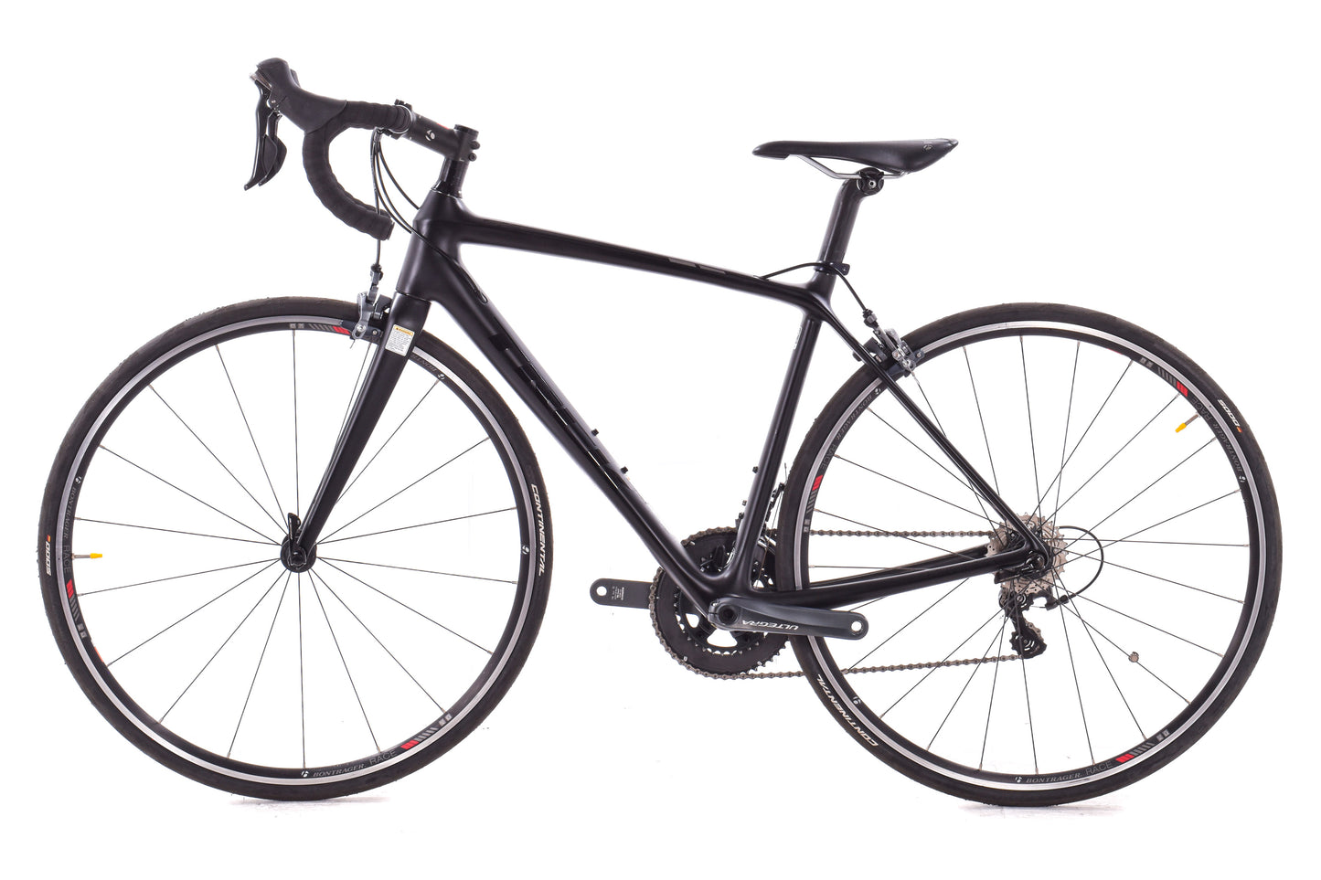 USED 2016 Trek Emonda SL6 H2 52cm Carbon Road Bike Shimano Ultegra 2x11 speed Rim Brake Black