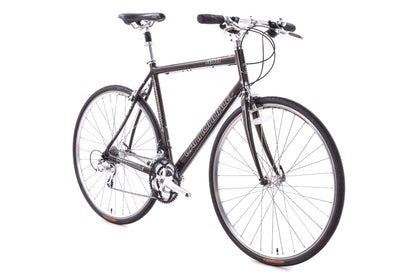 USED 2004 Cannondale 400 56cm Aluminum Flat Bar Road/Hybrid Bike 3x8 speed Made in USA Brown Sparkle