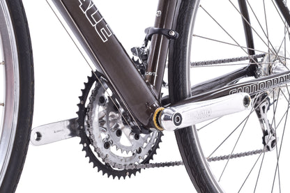 USED 2004 Cannondale 400 56cm Aluminum Flat Bar Road/Hybrid Bike 3x8 speed Made in USA Brown Sparkle