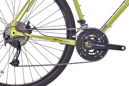 USED Surly Disc Trucker 60cm Steel Touring Bike Shimano 3x9 speed Bar End Shifters Green