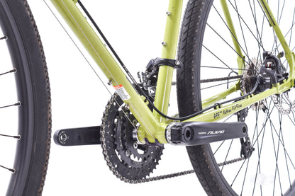 USED Surly Disc Trucker 60cm Steel Touring Bike Shimano 3x9 speed Bar End Shifters Green