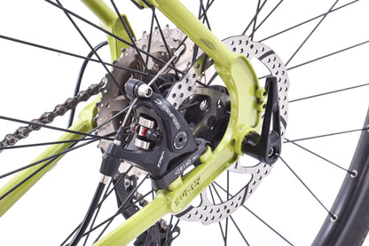 USED Surly Disc Trucker 60cm Steel Touring Bike Shimano 3x9 speed Bar End Shifters Green