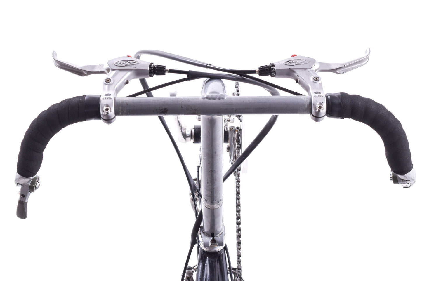 USED Lightning P-38 Voyager S&S Coupled Breakaway Medium Steel Road Touring Recumben Bike Shimano Ultegra 3x9 speed Black