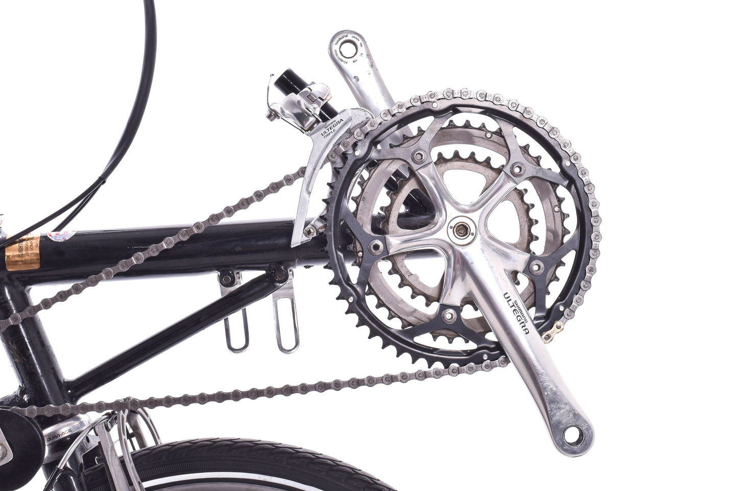 USED Lightning P-38 Voyager S&S Coupled Breakaway Medium Steel Road Touring Recumben Bike Shimano Ultegra 3x9 speed Black